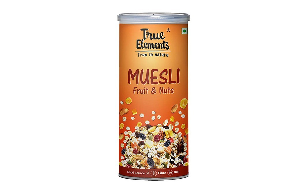 True Elements Muesli Fruits & Nuts   Jar  400 grams